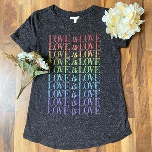 “Love is Love” Equality Maurices Graphic Tee - XS